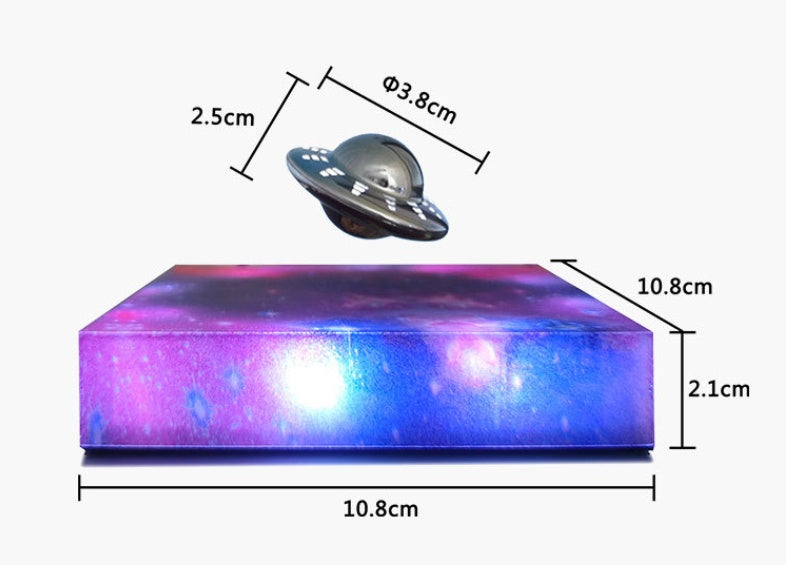Levitating galaxy lamp magnetic floating moon light aesthetic decor