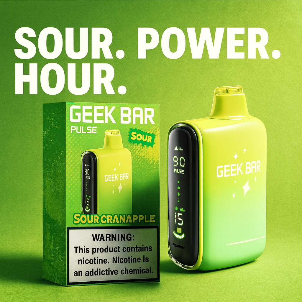 GEEKBAR Pulse Sour Cranapple – 15,000 Puff Rechargeable Vape