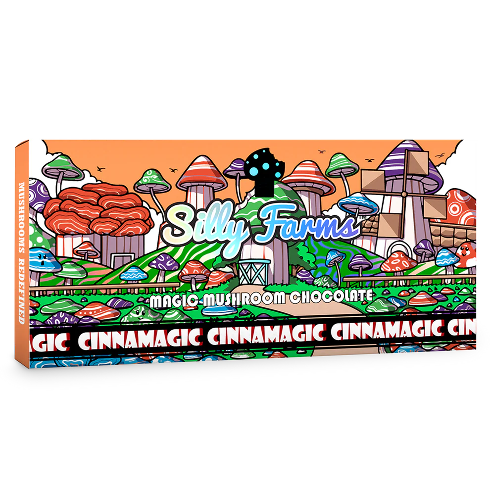 Cinnamon Mushroom Chocolate Bar – Silly Farms Cinnamagic