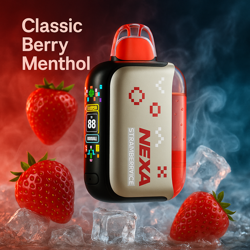 Nexa PIX 35K Strawberry Ice – Classic Berry Menthol Disposable Vape
