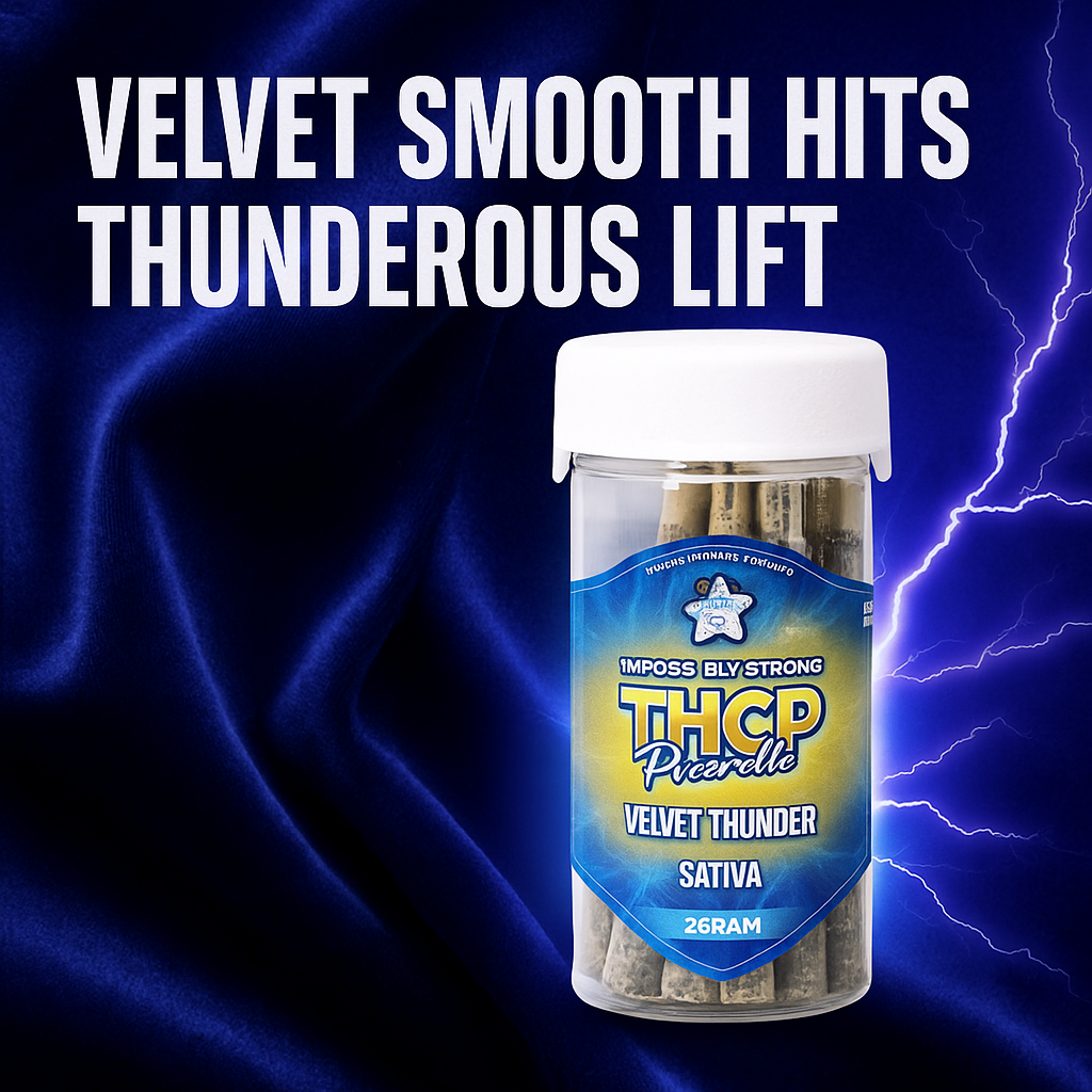 Velvet Thunder THC-P Preroll – 2g Sativa Liquid Diamonds | Cloud Culture