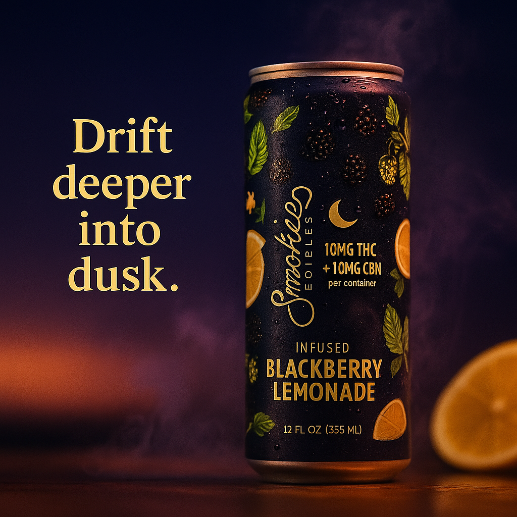Smokiez Blackberry Lemonade – 10mg THC + 10mg CBN