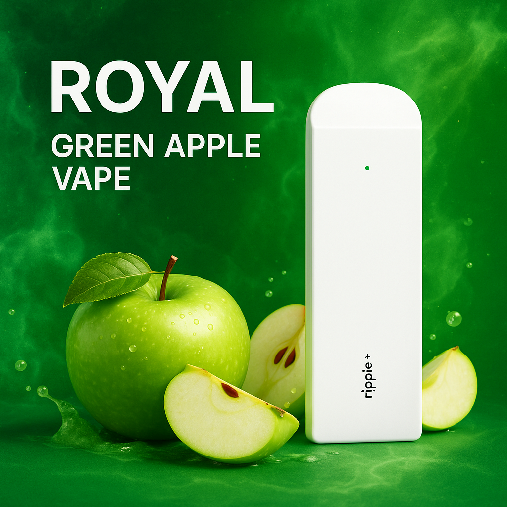 Ripple+ ROYAL – Green Apple Vape | Mood-Boosting Nicotine-Free Vapor