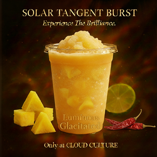 Solar Tangent Burst Luminous Tropical Fire 20oz Cloud Culture Custom Refresher Cloud Culture St Pete - side view