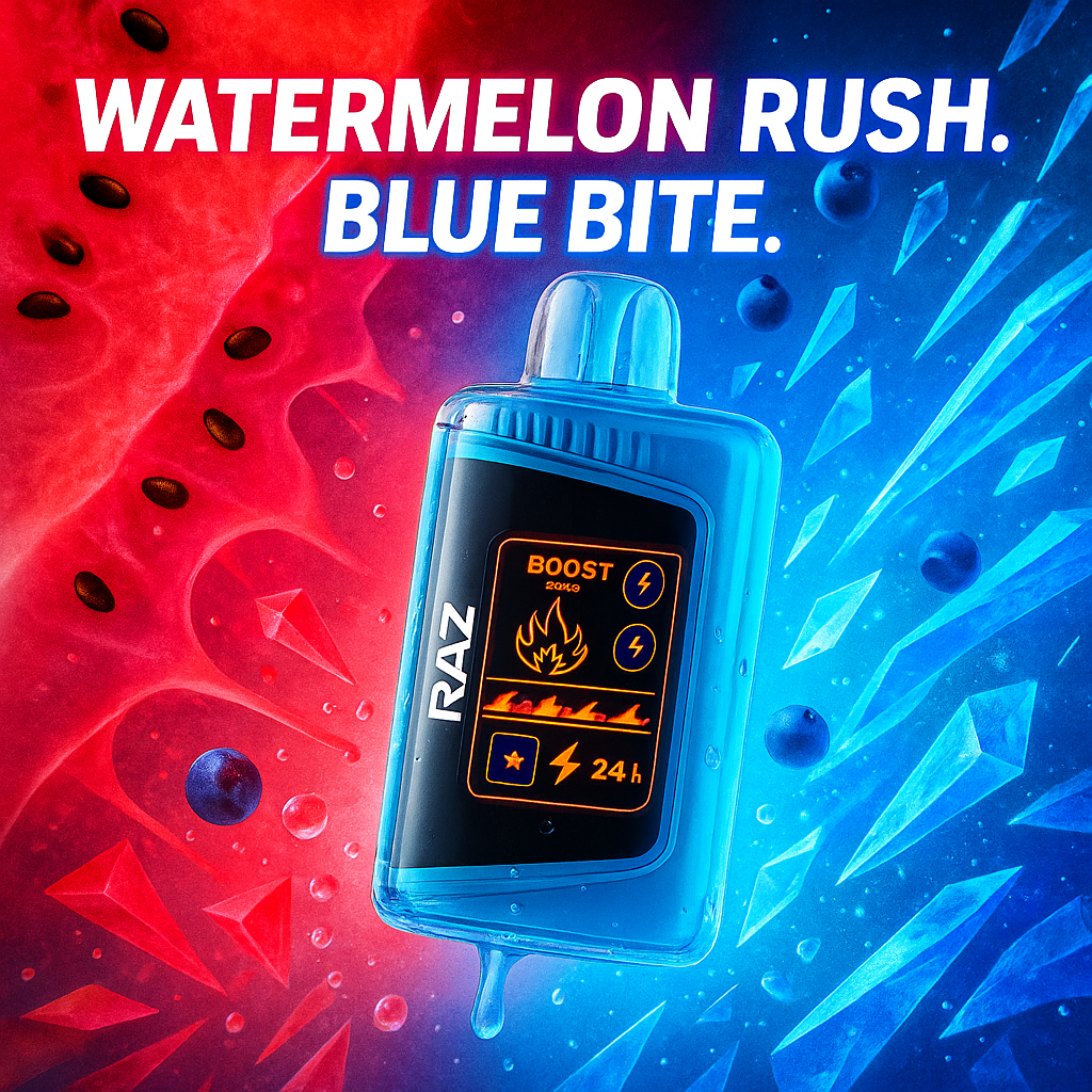 RAZ LTX Sweet and Juicy Blueberry Watermelon Game-Changer 25000 Puff Disposable