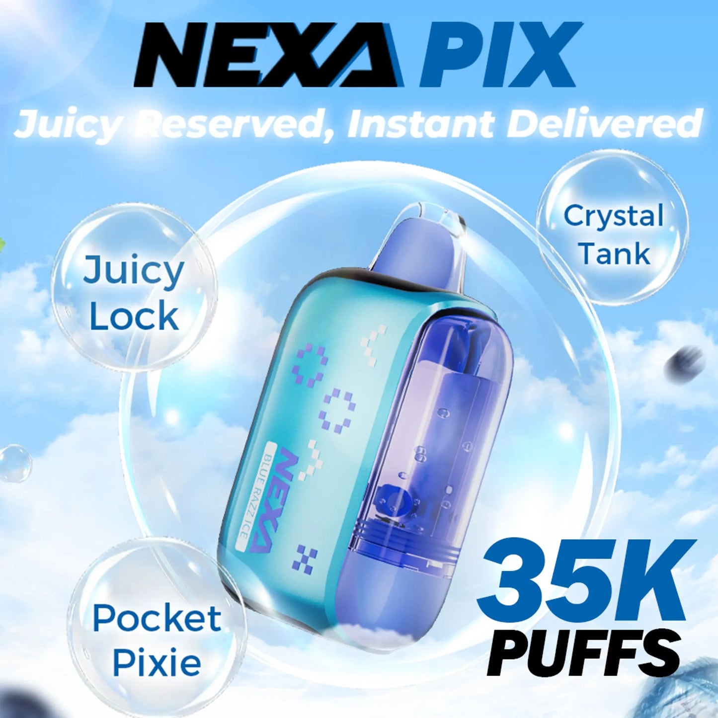 Nexa PIX 35K Juicy Grape – Premium Fruit Flavor Disposable Vape
