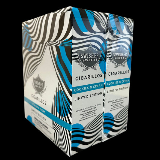 Swisher Sweets Cookies n Cream Cigarillos Limited Edition 2Pack Natural Wrapper Cigars by Golden Door Cloud Culture St Pe...