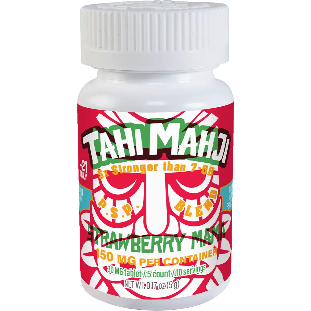 Tahi Mahji P.S.P. Blend Strawberry Mama chewable botanical tablet St Pete