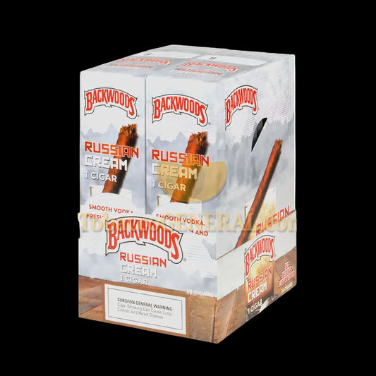 Backwoods Russian Cream Single Cigarillo Infused Vodka Coffee Cream Flavor Cigars by Golden Door Cloud Culture St Pete -...