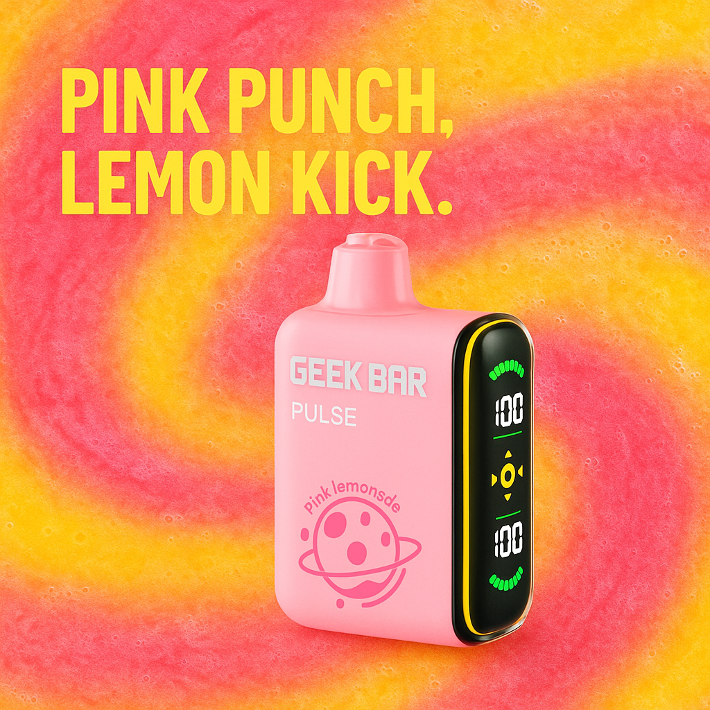 Geek Bar Pulse Pink Lemonade – Cutting-Edge 15K Summer Nostalgia | Boutique