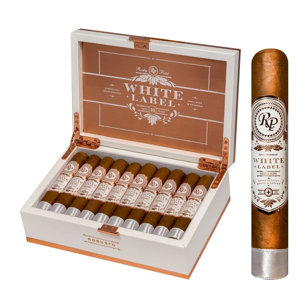 Rocky Patel White Label (10-Year Aged, Robusto) | Creamy, Refined, Premium Cigar
