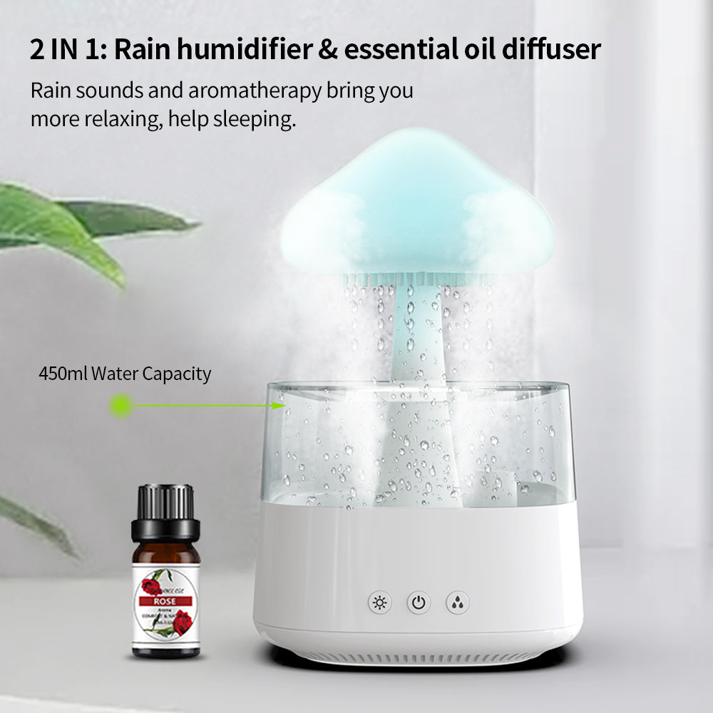 Rain cloud humidifier TikTok viral diffuser aesthetic room decor zen
