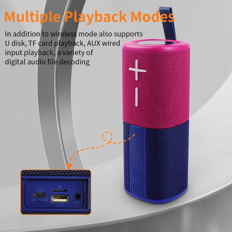 Magnetic bluetooth speaker portable split stereo aesthetic