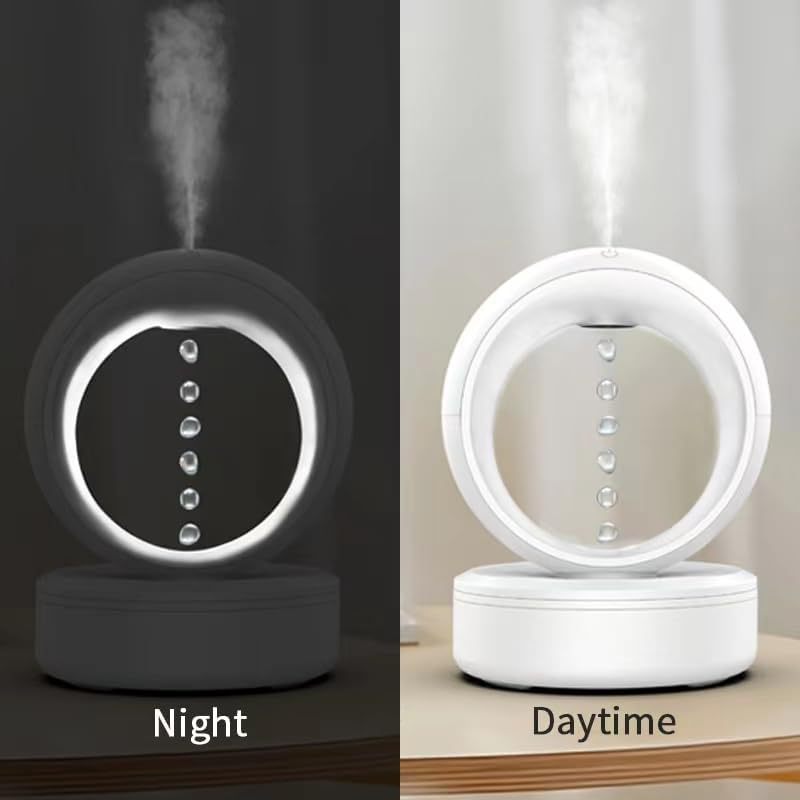 Anti-Gravity Humidifier  Levitating Water Drops Atmosphere Cloud Culture St Pete - side view