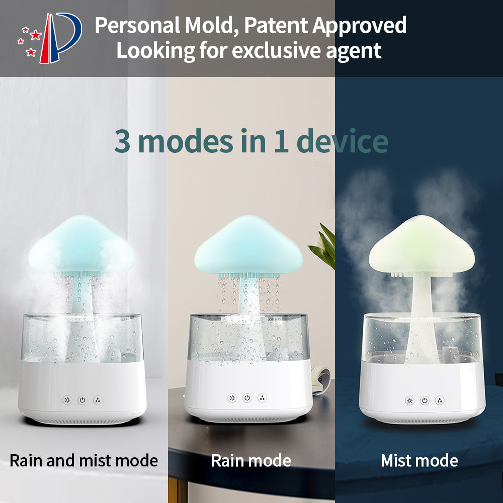 Rain cloud humidifier TikTok viral diffuser aesthetic room decor zen