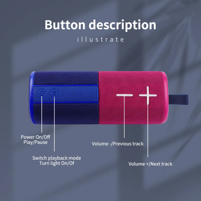 Magnetic bluetooth speaker portable split stereo aesthetic