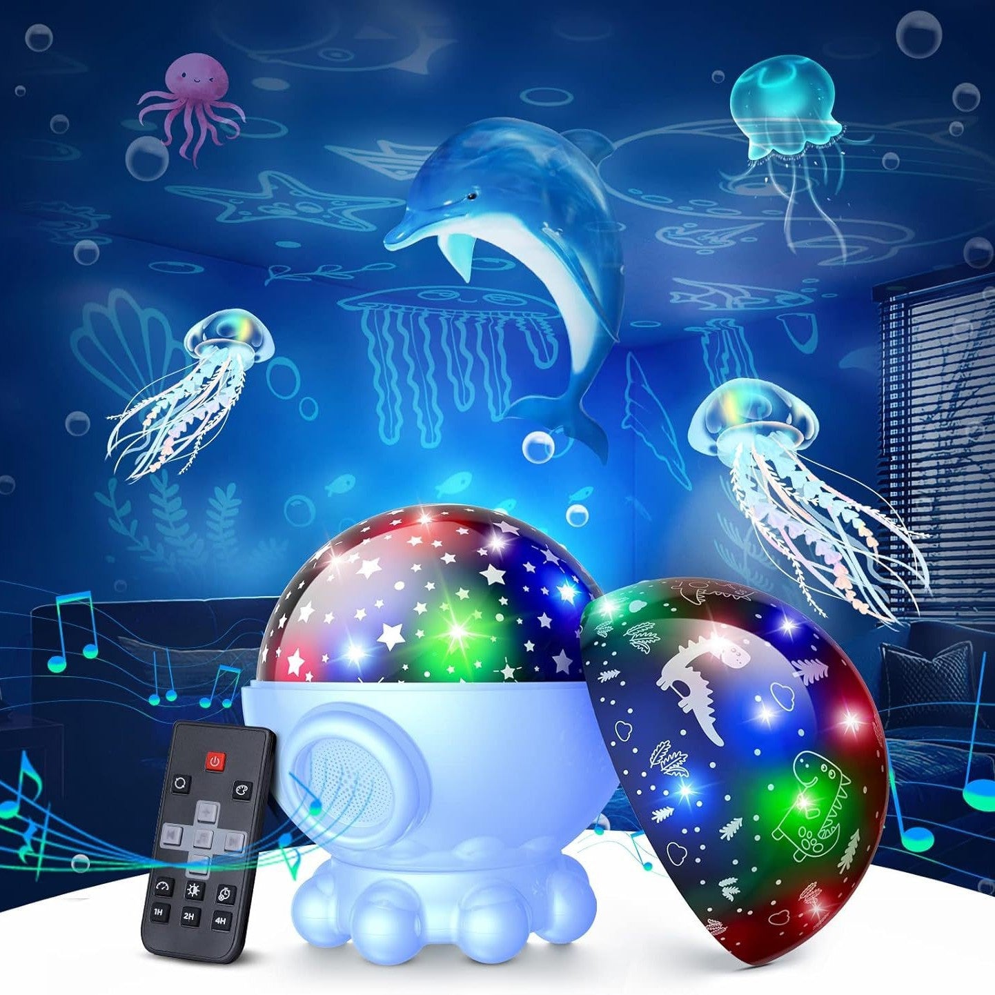 Jellyfish Ambient Lamp  Deep Sea Glow Lighting Cloud Culture St Pete