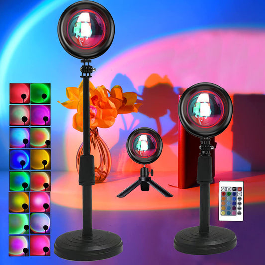 Sunset lamp golden hour aesthetic room lighting warm