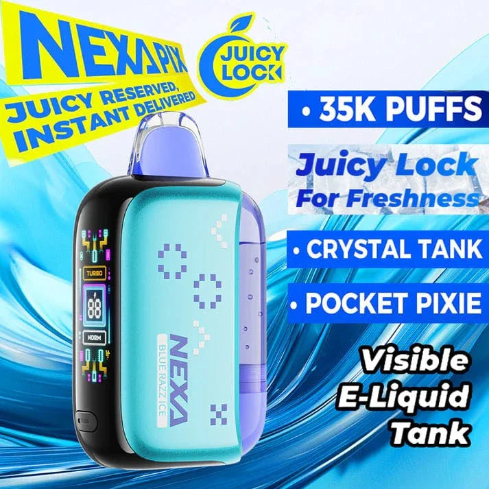 Premium Nexa PIX 35K Vape – Blue Razz Ice Flavor | Cloud Culture