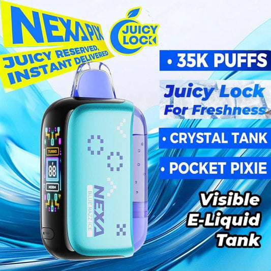 Premium Nexa PIX 35K Vape – Blue Razz Ice Flavor | Cloud Culture