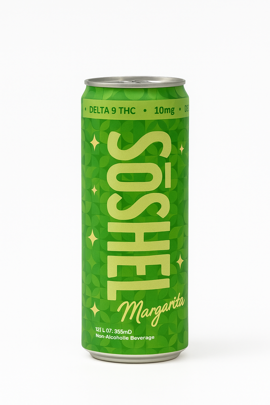 SoSHEL Margarita – 10mg THC | Non-Alcoholic Cannabis Mocktail Drink
