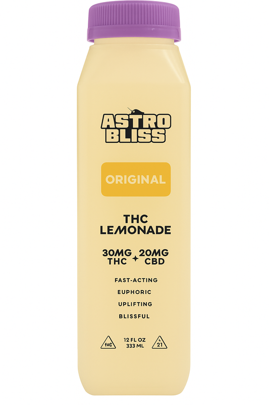 Astro Bliss Original Lemonade – 30mg THC  | Fast-Acting Cannabis Beverage