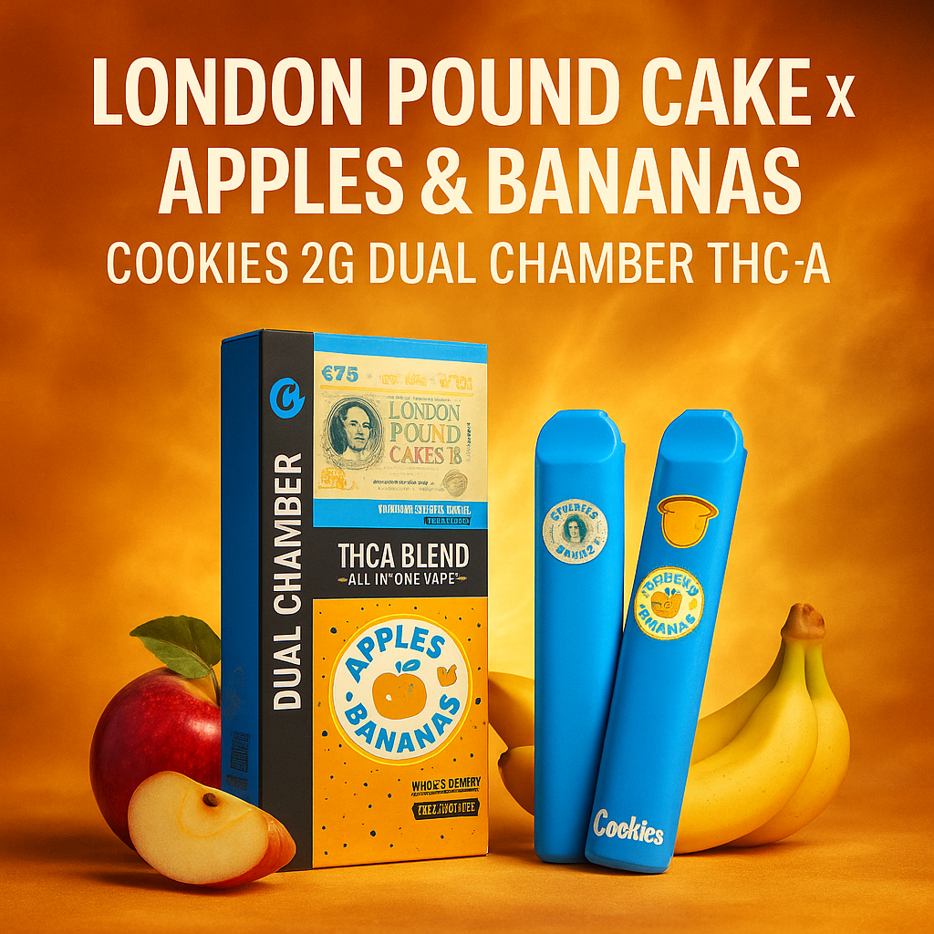 London Pound Cake x Apples & Bananas — Cookies 2G Dual Chamber THC-A