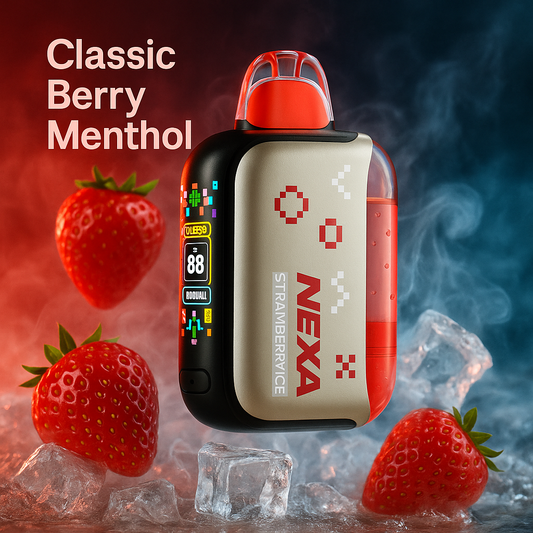 Nexa PIX 35K Strawberry Ice – Classic Berry Menthol Disposable Vape