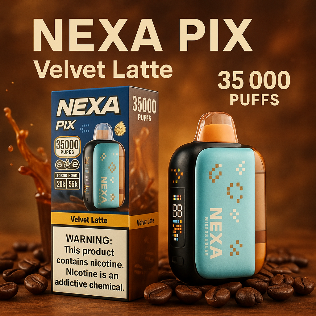 Nexa PIX 35000 Velvet Latte – Premium Coffee Vape | Buy Now