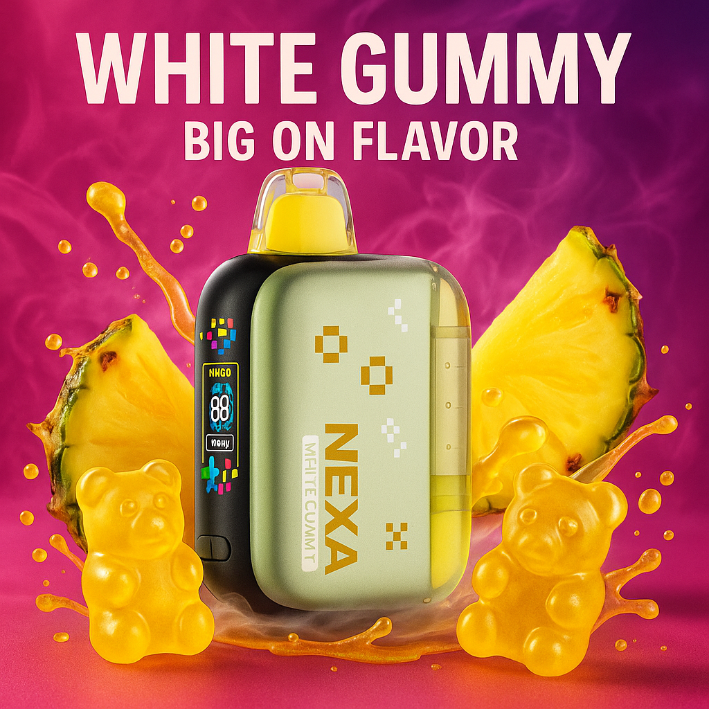 Nexa PIX 35K White Gummy – Best Candy Vape 35000 Puffs