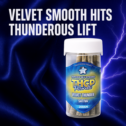 Velvet Thunder THC-P Preroll – 2g Sativa Liquid Diamonds | Cloud Culture