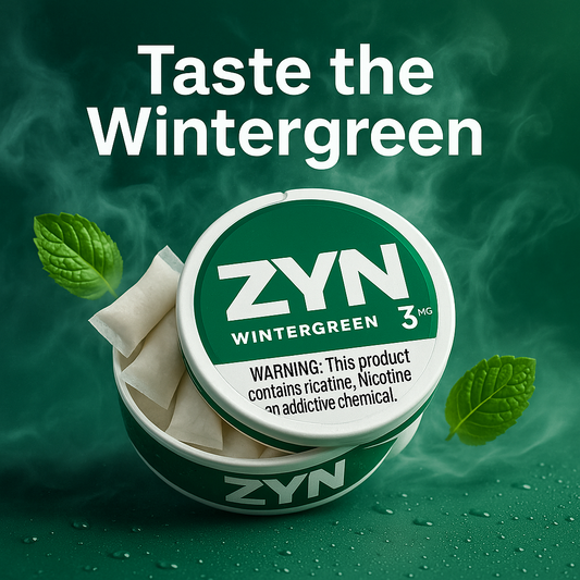 ZYN Wintergreen 3mg Nicotine Pouches - 15ct Tobacco-Free Smoke-Free