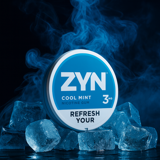 ZYN Cool Mint 3mg Nicotine Pouches - 15 Tobacco-Free Pouches Per Can