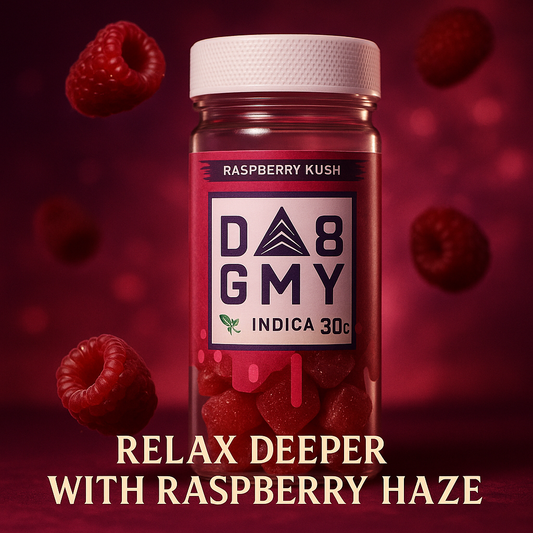 Raspberry Kush Delta-8 Indica Gummies – 750mg Premium Relaxation | Nationwide