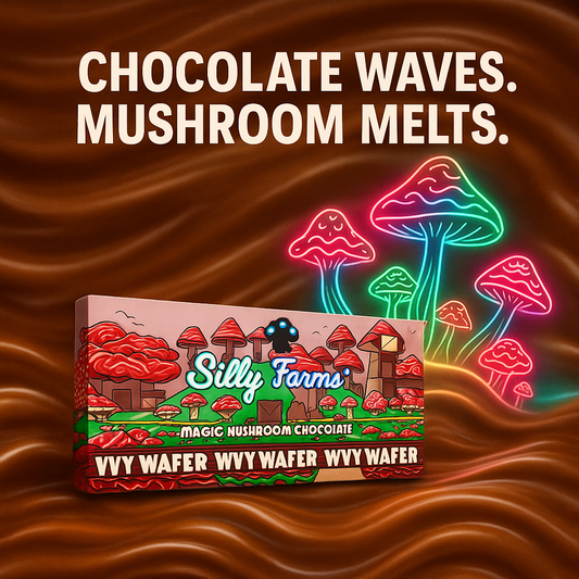 Wafer Mushroom Chocolate Bar – Wavy Wafer by Silly Farms