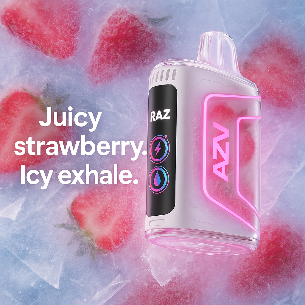 RAZ TN9000 Strawberry Ice Classic All-Day Disposable Vape | Cloud Culture