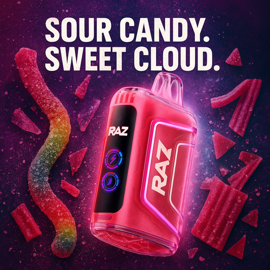 Night Crawler RAZ TN9000 Sour Gummy Worm Boldest Vape Trend 2025 | Cloud Culture
