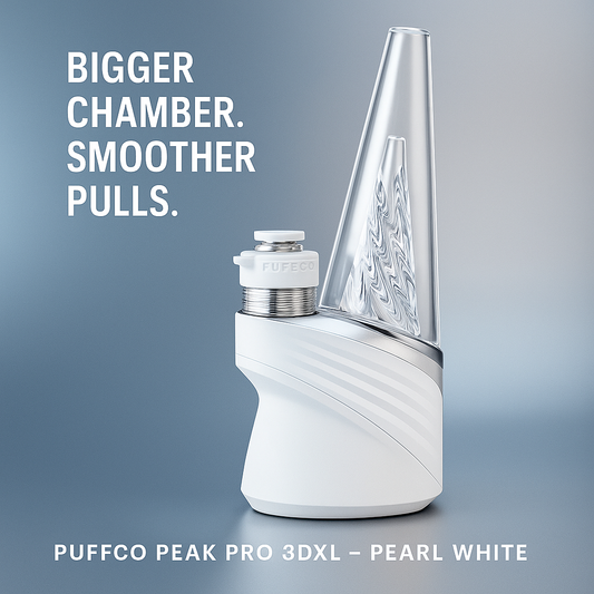 Puffco Peak Pro 3DXL Pearl White - Smart Electronic Dab Rig | Premium