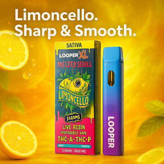 Looper Melted LR 3G THCP Disposable Limoncello - Zesty Live Resin Sativa | Cloud Culture