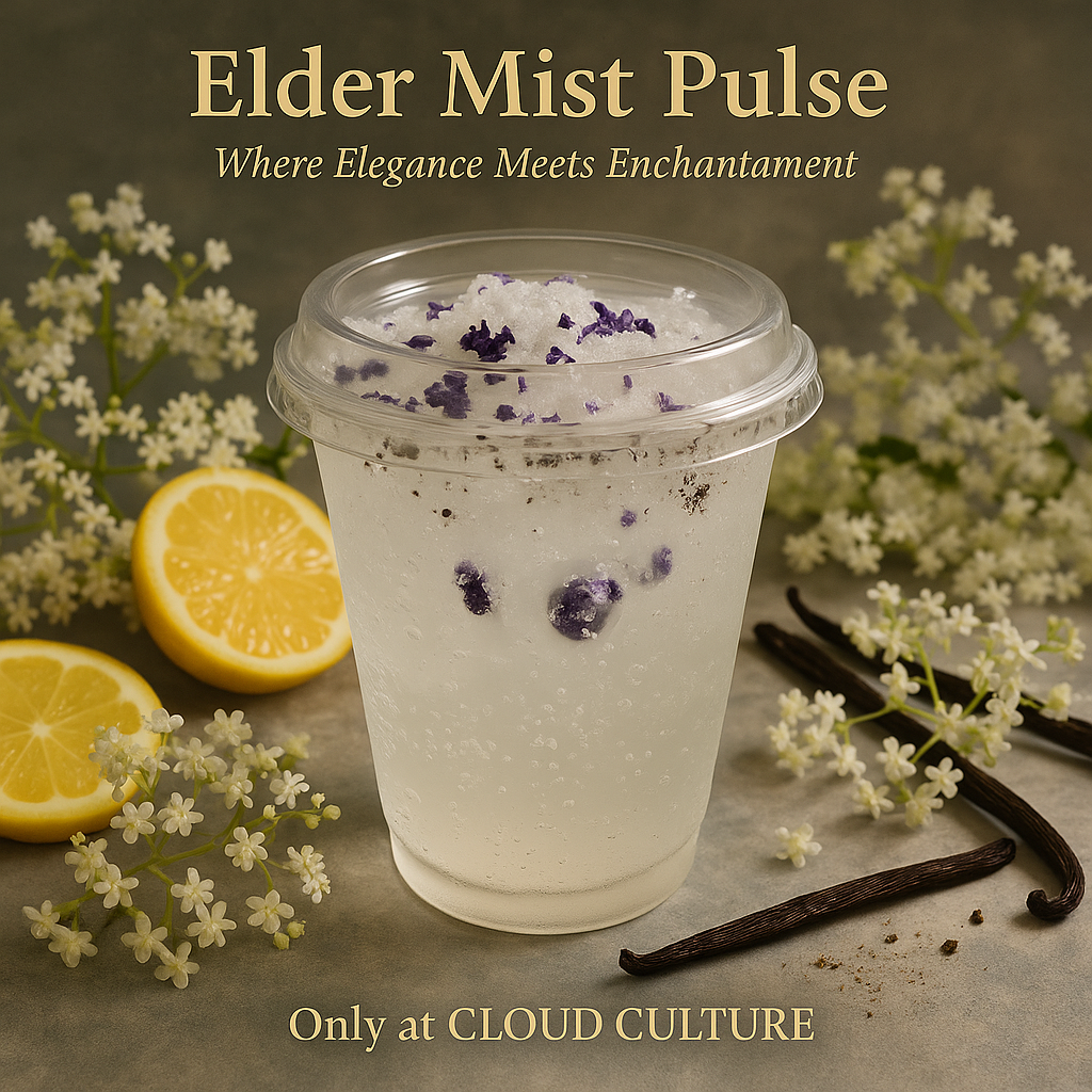 Custom Refresher | Elder Mist Pulse – Elderflower, Lemon & Vanilla (20oz)