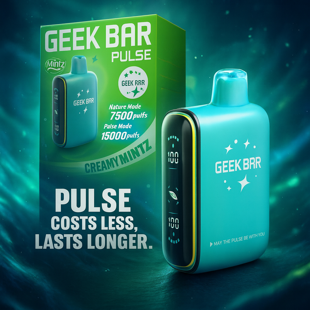 GEEKBAR Pulse Creamy Mintz – Rechargeable Disposable Vape | Dual Mode