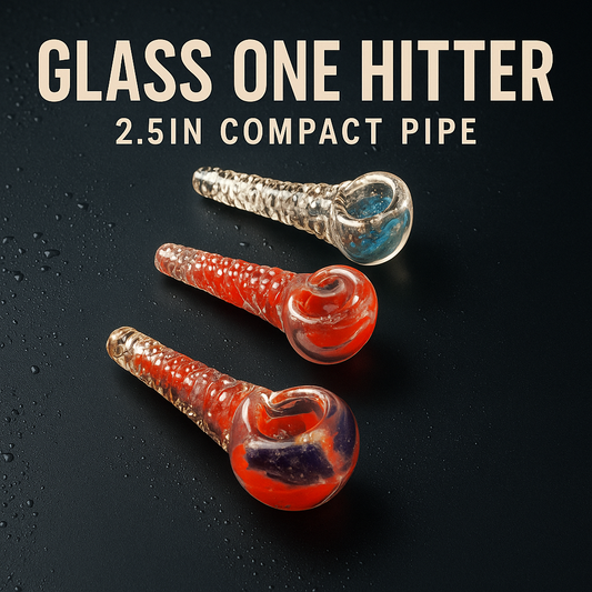 Glass One Hitter – 2.5in Compact Pipe | Cloud Culture