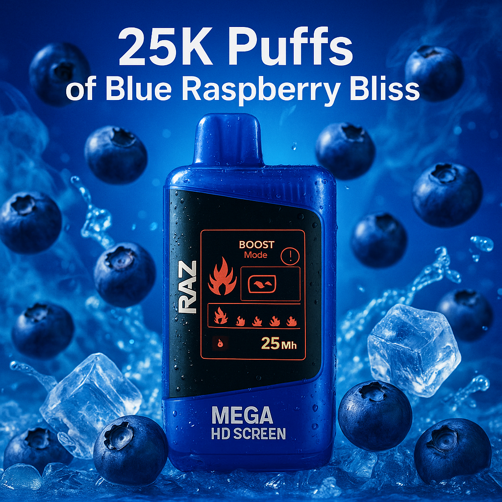 RAZ LTX 25K 5%  BLUE RAZ ICE