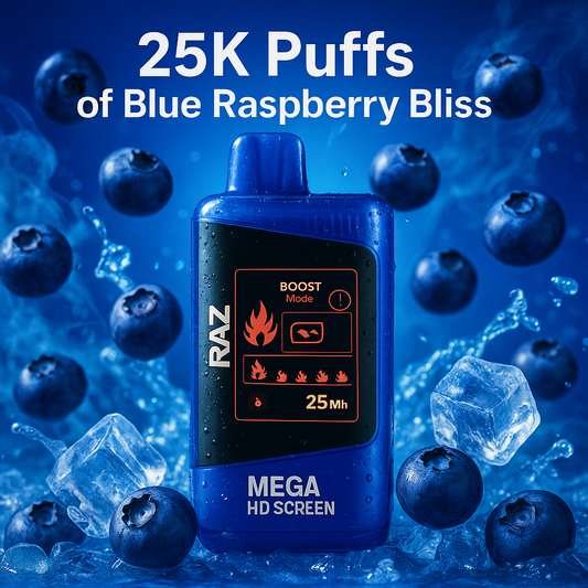 RAZ LTX 25K 5%  BLUE RAZ ICE