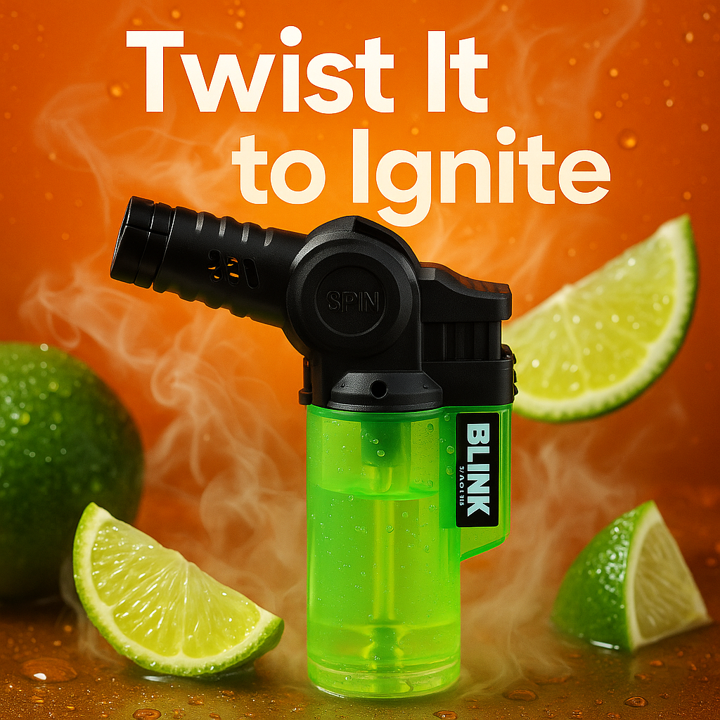 Blink Mini Twisted Torch – Refillable Butane Lighter