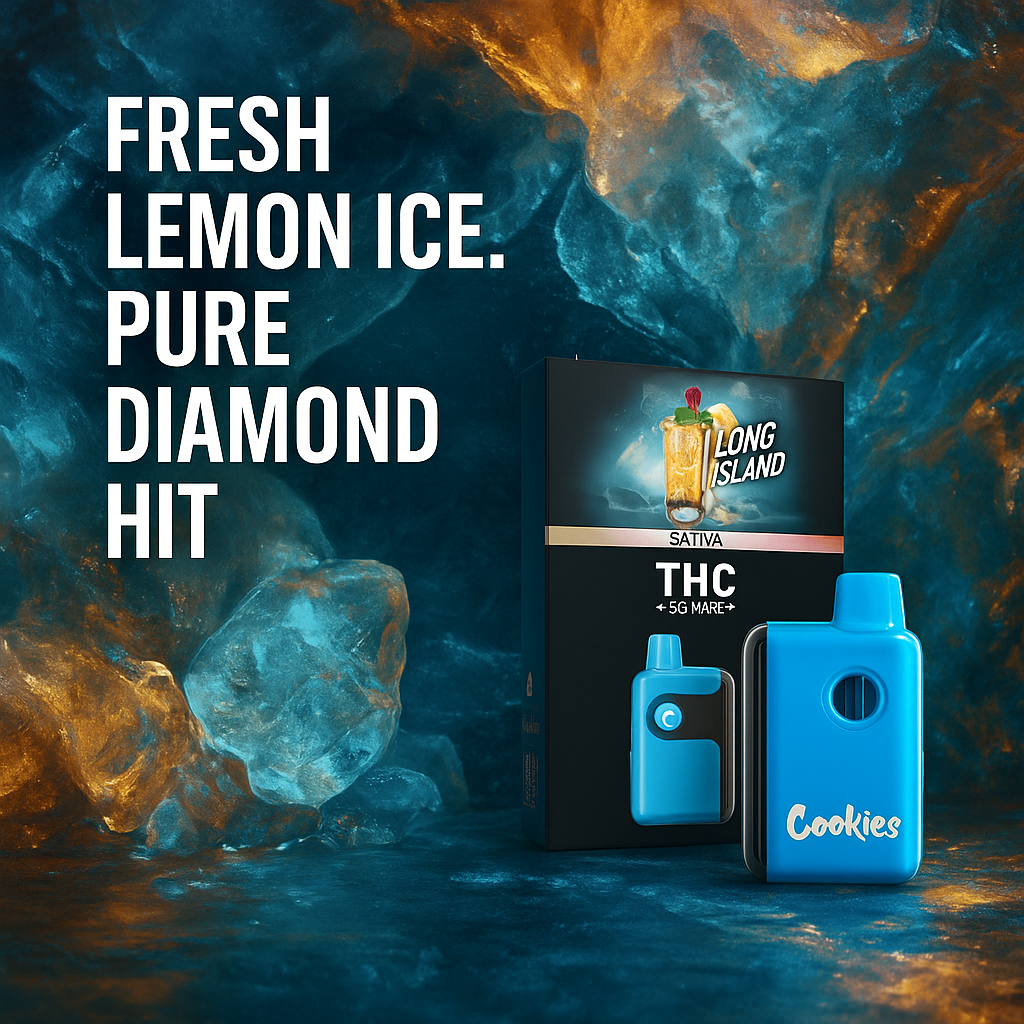 Cookies THC 5g Disposable Long Island Sativa – Premium Liquid Diamonds Vape
