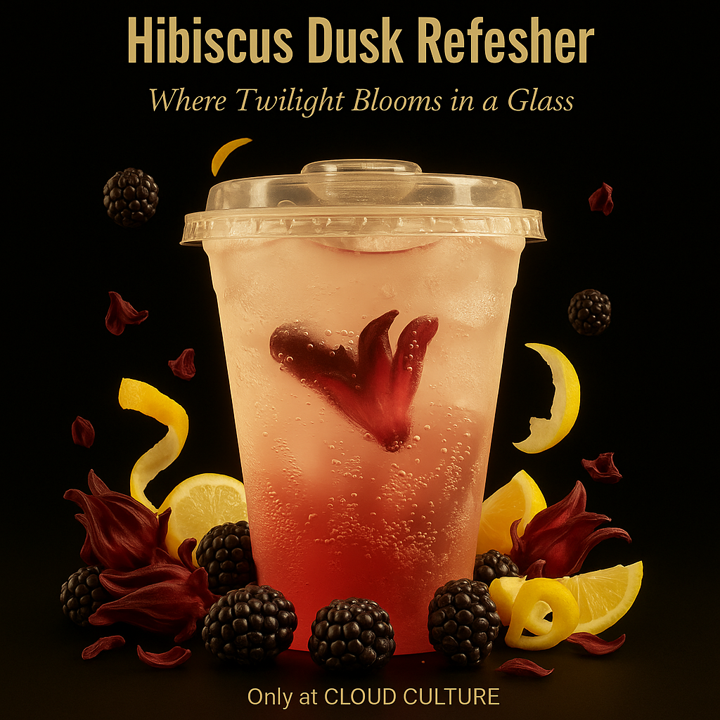 Hibiscus Dusk Refresher – Artisan Twilight Berry Luminous Signature 20oz