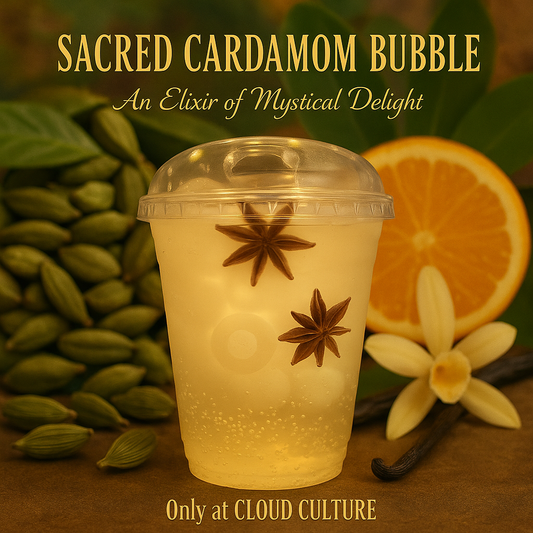 Custom Refresher | Sacred Cardamom Bubble – Cardamom, Vanilla & Orange (20oz)