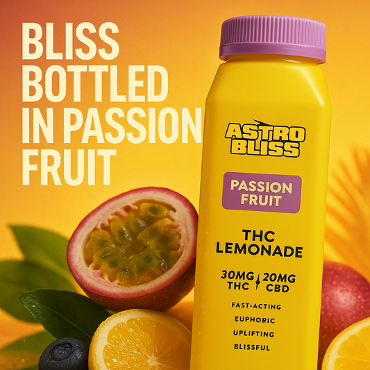 Astro Bliss Passion Fruit  – 30mg THC | Fast-Acting Cannabis Beverage