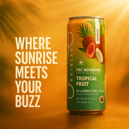 Smokiez Tropical Fruit THC Energy Drink